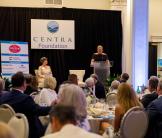 CEO Amy Carrier speaks at the Centra Celebration